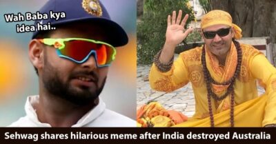 Sehwag Posts A Funny Meme Featuring UP CM Yogi To Praise Rishabh Pant’s Knock Against Aussies RVCJ Media