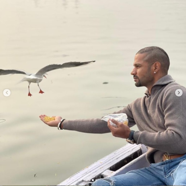 Shikhar Dhawan Created Trouble For Boatman As He Shared Pics Of Feeding Birds Amid Bird Flu RVCJ Media