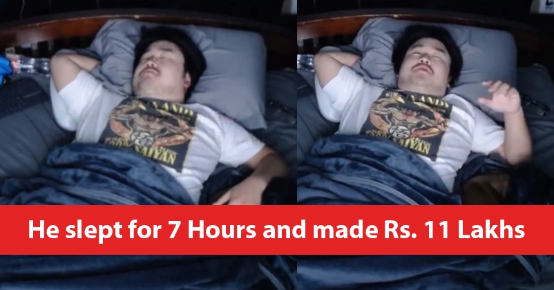 Man Earns Rs 11 Lakh In Just 7 Hours As He Live Streams His Sleep While Others Disturb Him RVCJ Media