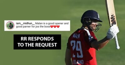 Rajasthan Royals Has A Witty Reply To Fan Who Asks It To Buy Dawid Malan In IPL2021 RVCJ Media