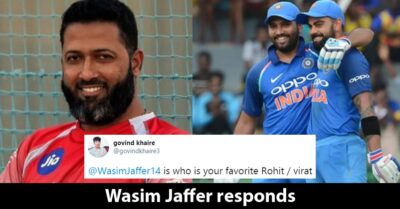 Wasim Jaffer Gives A Smart Reply To Fan Who Asks Him To Choose Between Virat Kohli & Rohit Sharma RVCJ Media