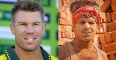 David Warner Shares Photo Of A Labourer Who Is His Look-Alike, Bhajji & Saha Post Funny Comments RVCJ Media