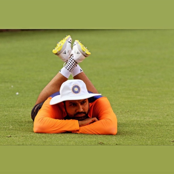 Rohit Sharma’s Viral Lazy Instagram Pic Sparks Hilarious Meme Fest On Twitter - RVCJ Media