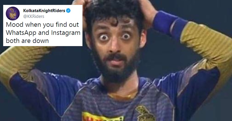 IPL Franchises DC, RR & KKR Reacted With Memes As Facebook, Instagram & WhatsApp Faced Outage RVCJ Media