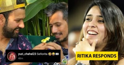 Chahal Hilariously Shares ‘Senorita’ Moment With Rohit Sharma, Ritika Sajdeh & Dhanashree React RVCJ Media