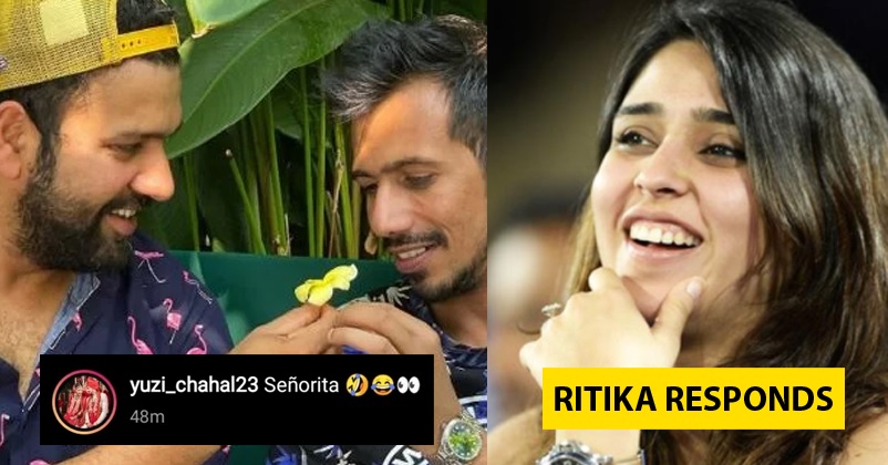 Chahal Hilariously Shares ‘Senorita’ Moment With Rohit Sharma, Ritika Sajdeh & Dhanashree React RVCJ Media