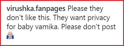 Fans Hit Out At Mediapersons For Posting Photos Of Vamika Despite Virushka Requesting Privacy - RVCJ Media