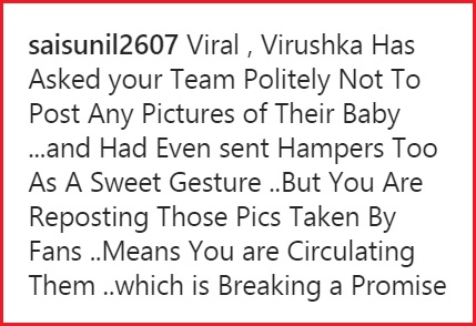 Fans Hit Out At Mediapersons For Posting Photos Of Vamika Despite Virushka Requesting Privacy - RVCJ Media