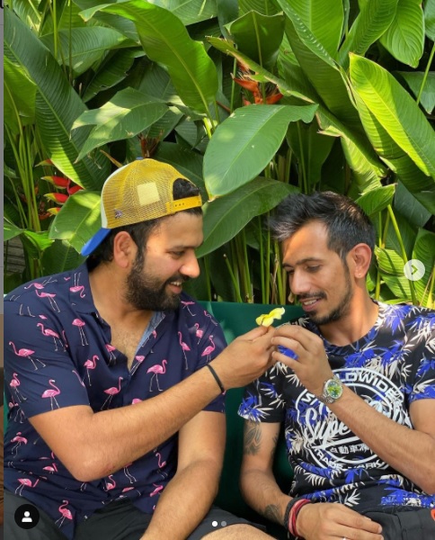 Chahal Hilariously Shares ‘Senorita’ Moment With Rohit Sharma, Ritika Sajdeh & Dhanashree React RVCJ Media