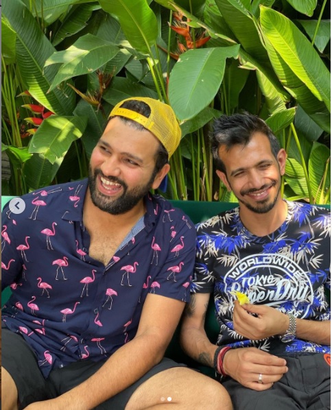 Chahal Hilariously Shares ‘Senorita’ Moment With Rohit Sharma, Ritika Sajdeh & Dhanashree React RVCJ Media
