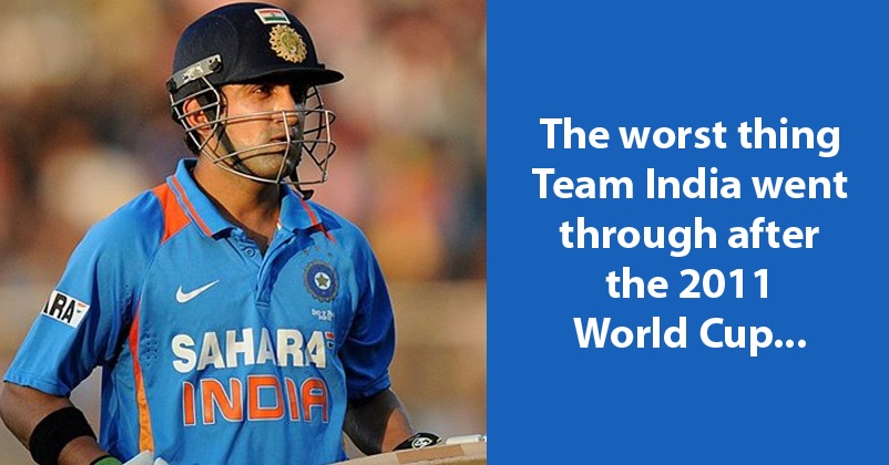 Gautam Gambhir Disclosed The Worst Thing Indian Team Went Through Post 2011 World Cup Win RVCJ Media