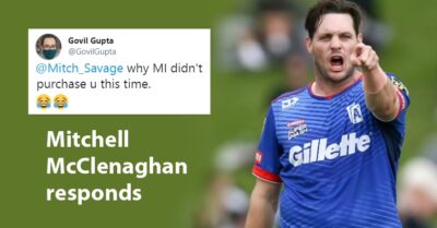 Mitchell McClenaghan Gave A Funny Reply To Fan Who Asked Why MI Didn’t Buy Him In IPL 2021 RVCJ Media