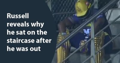 Andre Russell Finally Discloses Why He Sat On The Staircase After Getting Out In KKRvsCSK RVCJ Media