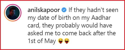 Anil Kapoor Gave An Epic Reply To Fans Who Asked How He Got Vaccinated Before May 1 - RVCJ Media