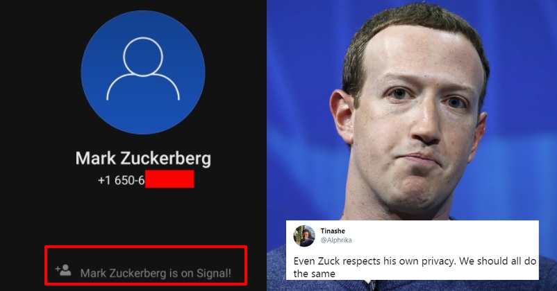 Twitter Trolls FB & WhatsApp Owner Mark Zuckerberg As He Joins Rival Messaging App Signal RVCJ Media