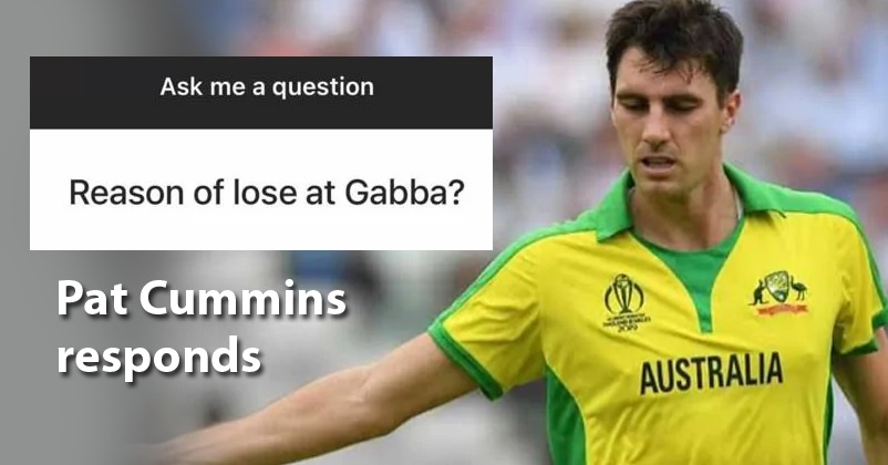 Pat Cummins Gives Hilarious Reply To Fan Who Asks Why Australia Got Defeated By India At Gabba RVCJ Media
