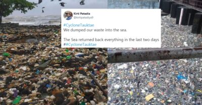 Cyclone Tauktae Fills Mumbai Beach With Lots Of Trash, Twitter Says It’s Return Gift From Nature RVCJ Media