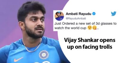 Vijay Shankar Finally Reacts On Being Trolled After Ambati Rayudu’s ‘3D’ Tweet RVCJ Media
