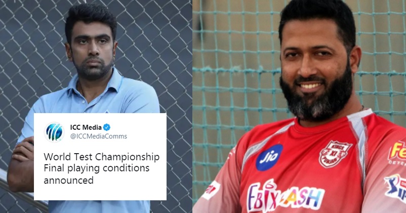 Wasim Jaffer Tweets Funny Meme On Ashwin As ICC Announces Playing Conditions For WTC Final RVCJ Media