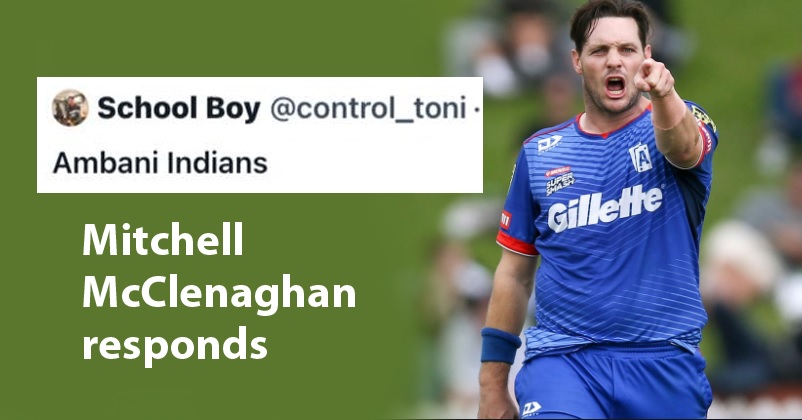 Mitchell McClenaghan Gives Epic Responses To People Who Try To Troll Mumbai Indians On Twitter RVCJ Media