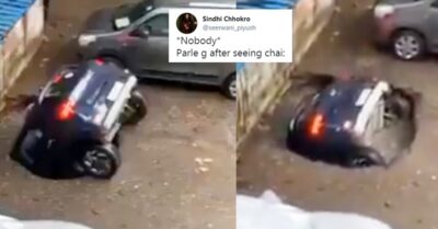 Viral Video Of Car Getting Drowned In Sinkhole In Mumbai Floods Twitter With Hilarious Memes RVCJ Media