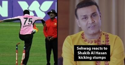 Sehwag Reacts To Shakib Al Hasan Kicking Stumps In Anger During DPL In His Own Style RVCJ Media