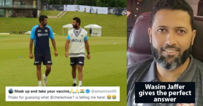 Ashwin Tweets Pic With Pujara & Asks To Guess Their Conversation. Wasim Jaffer’s Reply Is Epic RVCJ Media