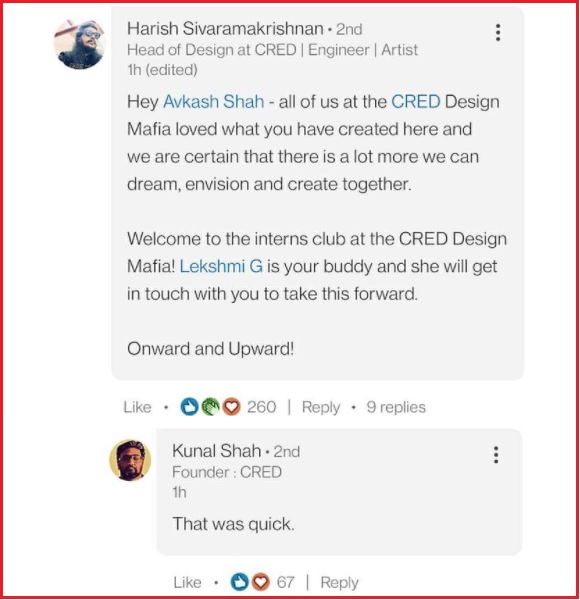Guy Applied For Internship At Cred In So Innovative & Creative Way That It Went Viral Instantly RVCJ Media