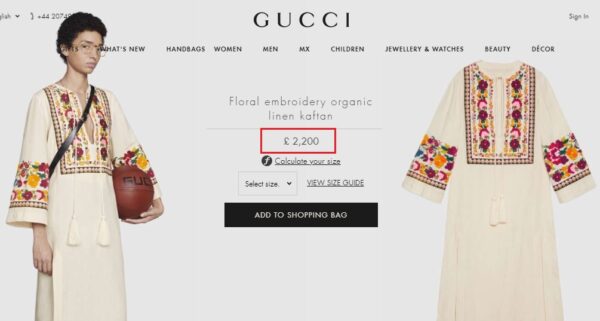 Gucci Sells Floral Kaftans For Whopping Rs 2.5 Lakhs, Twitter Says “500 Me 2 Mil Jayenge” - RVCJ Media