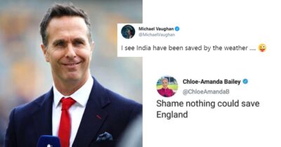 Twitter Roasts Michael Vaughan For Saying “India Have Been Saved By The Weather” In WTC Final RVCJ Media