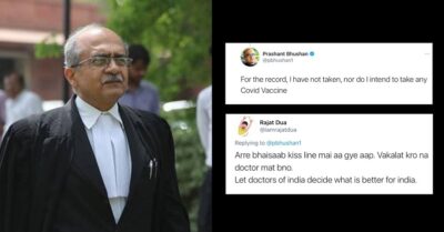 Prashant Bhushan Asks Not To Take COVID Vaccine & Calls It More Harmful Than Virus, Gets Slammed RVCJ Media