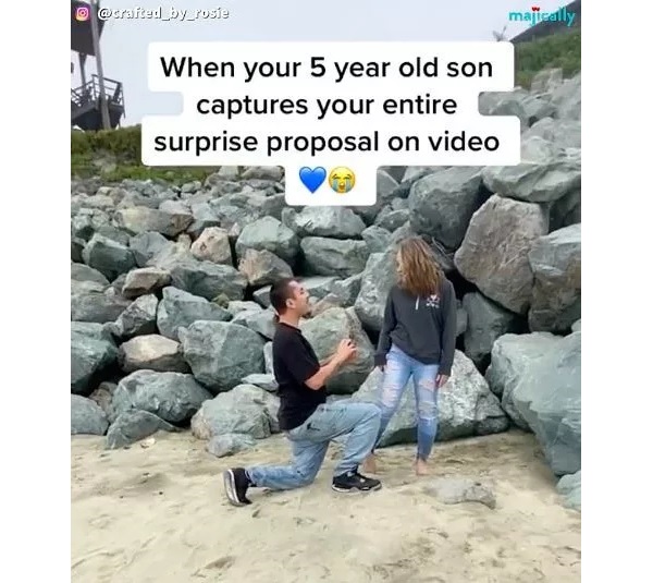 5 Years Old Boy Films His Parents’ Surprise Proposal & It’s Too Adorable To Miss - RVCJ Media
