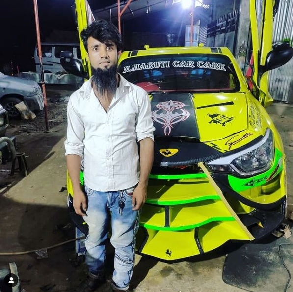 Assam Guy Turns An Old Maruti Swift Into A Lamborghini By Spending Just Rs 6 Lakhs RVCJ Media