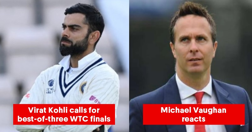 Virat Kohli Calls For Best-Of-Three WTC Finals, Michael Vaughan Takes A Dig At Indian Skipper RVCJ Media