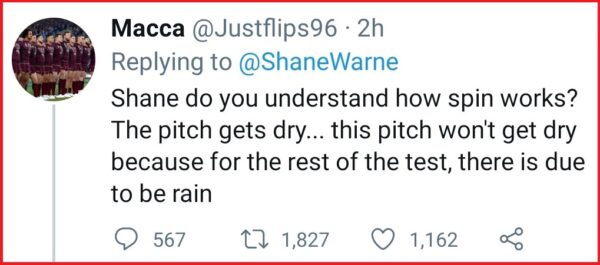 Twitter User Tries To Teach Shane Warne How Spin Works, Sehwag Has An Epic Reaction RVCJ Media