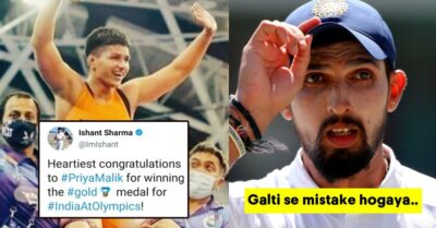 Ishant Sharma & Hanuma Vihari Wish Priya Malik For Gold But Made A Goof-Up, Delete Tweets Later RVCJ Media