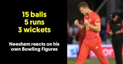 James Neesham Has A Hilarious Reaction To His Brilliant Three-Wicket Haul In The Hundred RVCJ Media