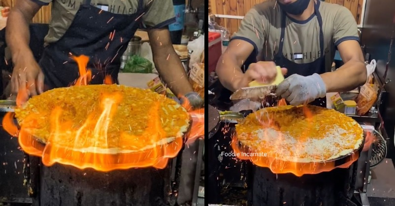 This Indore Restaurant Is Selling Fire Dosa With Lots Of Cheese & Veggies, Foodies React RVCJ Media