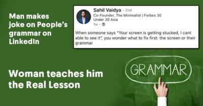 Man Tries To Mock Someone’s English Grammar On LinkedIn, Gets Schooled In A Kickass Way RVCJ Media