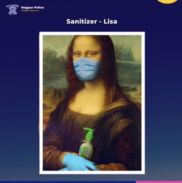 Nagpur Police Posts Creative Tweet To Alert People Over COVID Using Mona Lisa, See Viral Tweet - RVCJ Media