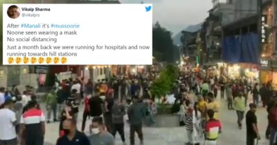Twitter Furiously Reacts To Viral Photos Of Tourists Flocking In Huge Numbers In Mussoorie RVCJ Media