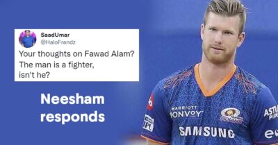 Jimmy Neesham Has A Hilarious Reply To Pakistani User Who Asks About His Thoughts On Fawad Alam RVCJ Media