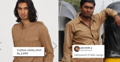 Sabyasachi X H&M Launch Brown Shirt & Trousers Like Autowala’s Dress For Rs 6K, Indians React RVCJ Media
