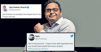 Paytm CEO Boasts About His 8 Hrs Long Zoom Call, Gets Trolled For glorifying Over-Work Culture RVCJ Media