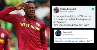 Sheldon Cottrell Pulls Wasim Jaffer’s Leg In A Hilarious Tweet In Hindi RVCJ Media