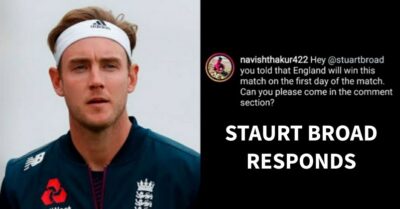 Stuart Broad Responded To Indian Fan Who Took A Dig At Him Over England’s Defeat At Oval RVCJ Media