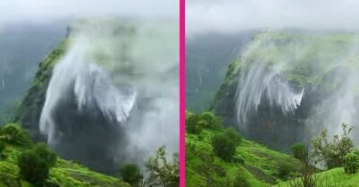 This Beautiful Waterfall In Maharashtra Flows Upwards, Stunning Visuals Will Steal Your Heart