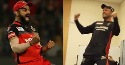 AB De Villiers Mimics Virat Kohli’s Celebration Style After RCB Defeats MI, Video Goes Viral RVCJ Media