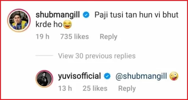 Yuvi Shares His Childhood Pic With Funny Caption But Shubman’s Comment Steals The Show - RVCJ Media