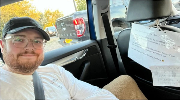 Specially-Abled Uber Driver’s Cute Request Melts Hearts On Twitter, Message Goes Viral - RVCJ Media